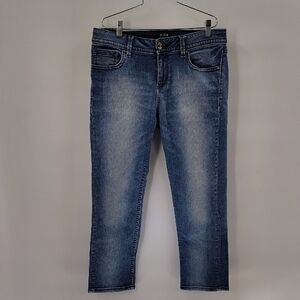 A New Approach a.n.a Crop Denim Jeans Size 29 Stitched Back Pockets